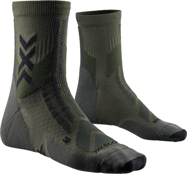X-SOCKS Unisex Hike Discover Ankle dark sage/black 45-47