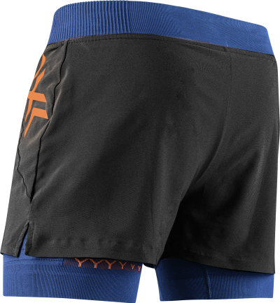 X-BIONIC Men Twyce Race 2in1 Shorts blueprint/orange XXL Produktbild 1