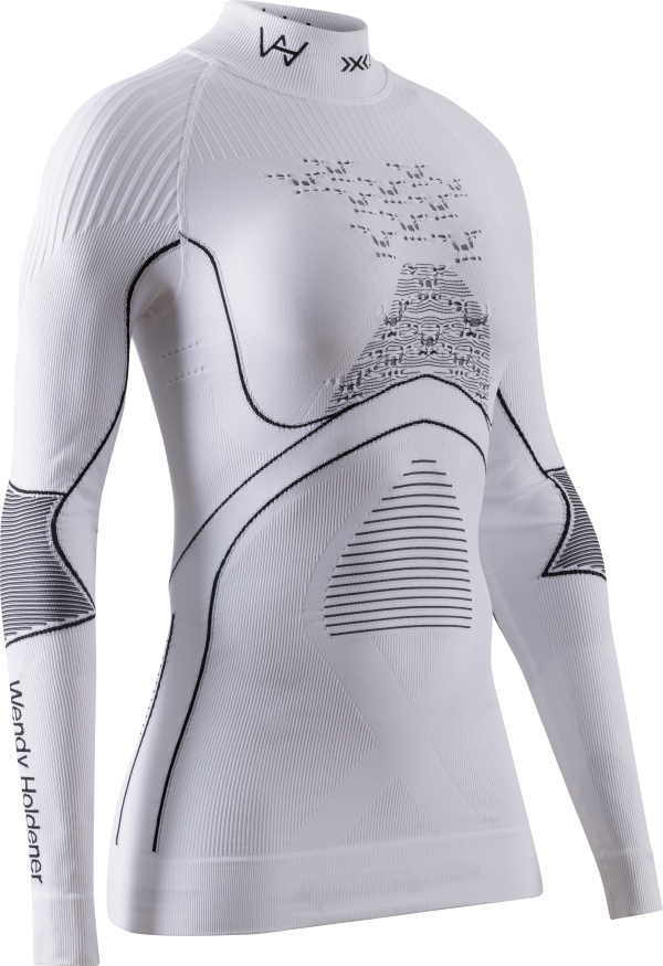 X-BIONIC Women Energy Accumulator 4.0 Shirt Turtle Neck LG SL Wendy Holdener Signature Edition X white black XS