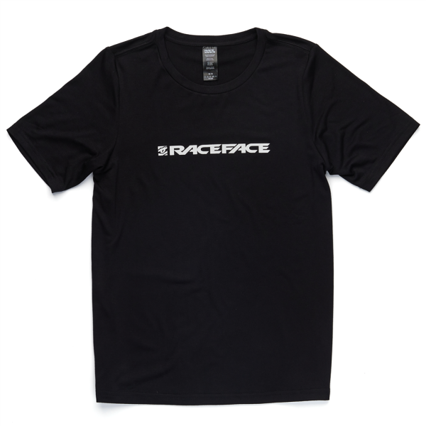 Race Face Classic Logo SS Tee M black Herren