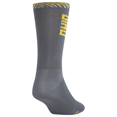 Giro Comp Racer High Rise Sock S dark shark/spectra yellow Unisex Produktbild 1