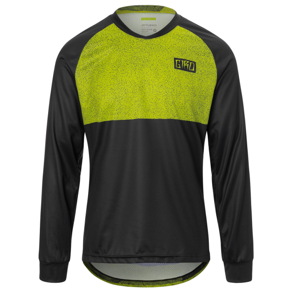 Giro M Roust LS Jersey S ano lime breakdown Herren