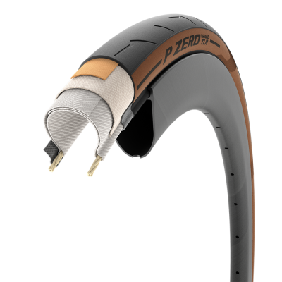 Pirelli P Zero Race TLR Italy 700x26c black/tan-wall Produktbild 1
