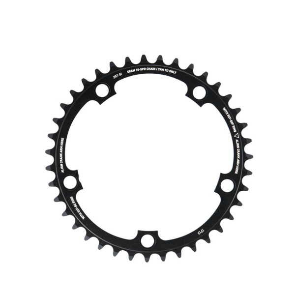 Sram Chainring Red/Force 22 130 BCD (39-53) 2x11SP 130x39T black