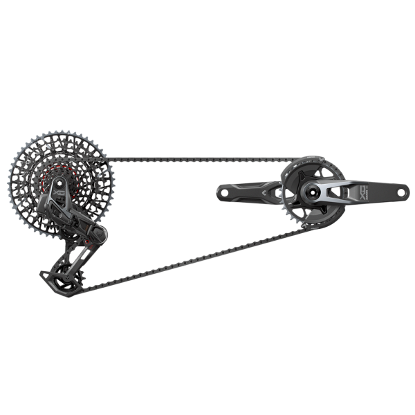 Sram Groupset X0 Eagle AXS Transmission 175mm/32t black/silver