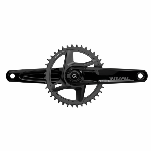 Quarq Power Meter Crankset Rival eTap AXS Wide 1x DUB 175mm/40t black