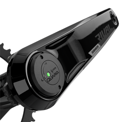 Quarq Power Meter Crankset Rival eTap AXS Wide 1x DUB 175mm/40t black Produktbild 1