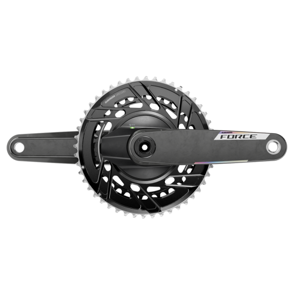 Quarq MY26 Power Meter Crankset Spider Force AXS 2x DUB 172.5mm/48/35t black/iridescent