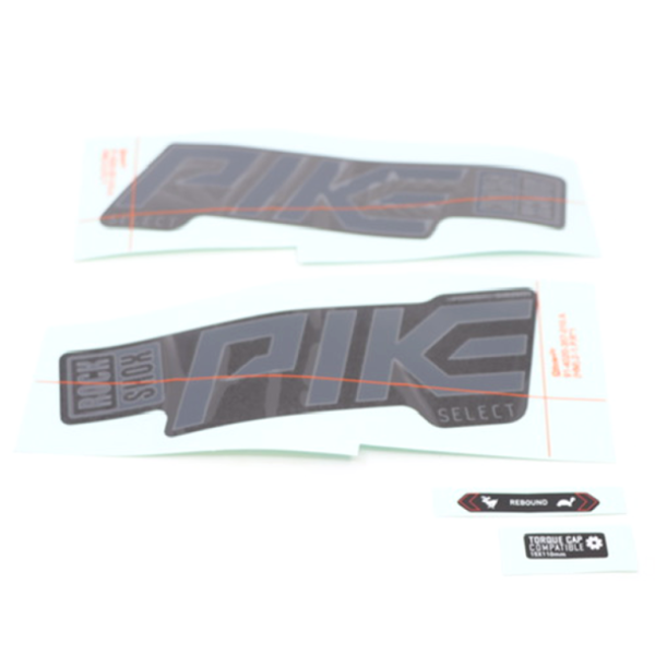 Rock Shox Fork Decal Kit, Pike Select 2020+ grey for black N/A