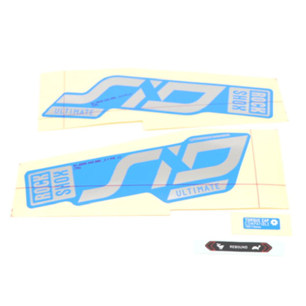 Rock Shox Fork Decal Kit, Sid Ultimate -100mm 20+ polar for blue N/A