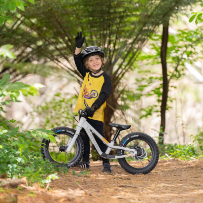 Kids Ride Shotgun Lion Windproof Kids MTB Jersey 2 Y yellow Jungen Produktbild 1