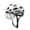 CP Bike CYLITE Helmet visor clear white matt/black shiny L/XL