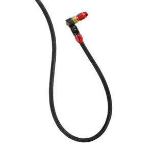 Lezyne ABS1 Pro Braided Floor Pump Hose - Pod one size red gloss