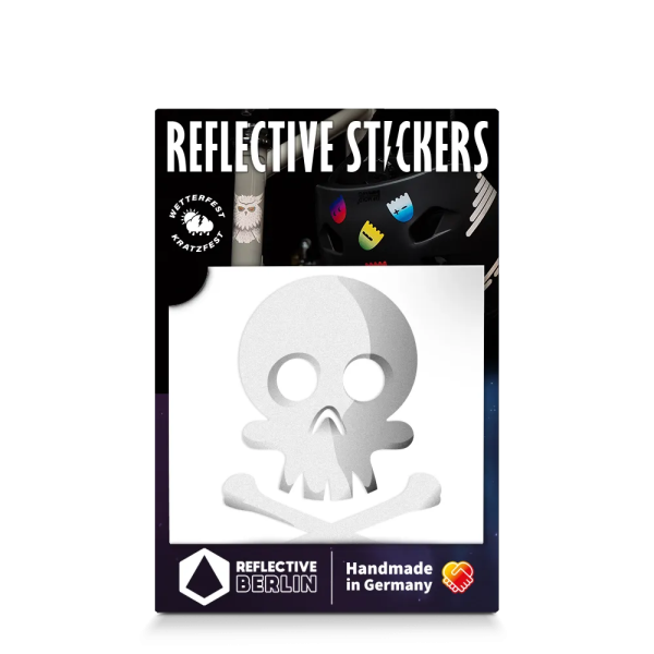 REFLECTIVE Berlin Skull &ndash; White