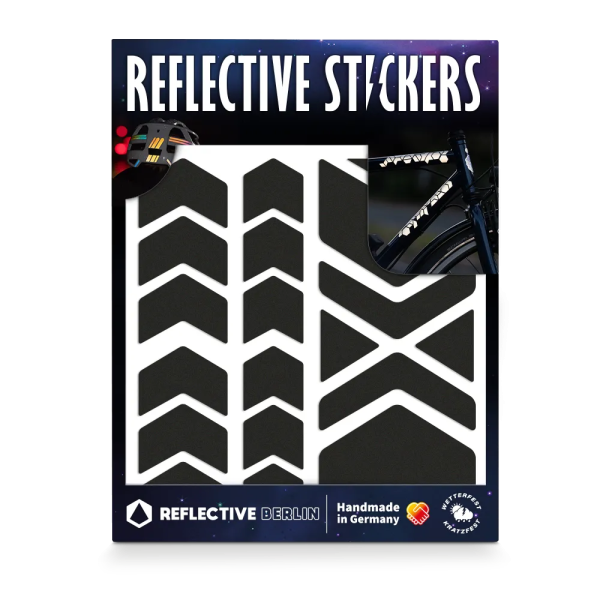 REFLECTIVE Berlin Chevrons &ndash; Black