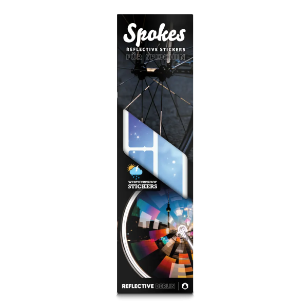 REFLECTIVE Berlin Speichensticker Spokes &ndash; Space