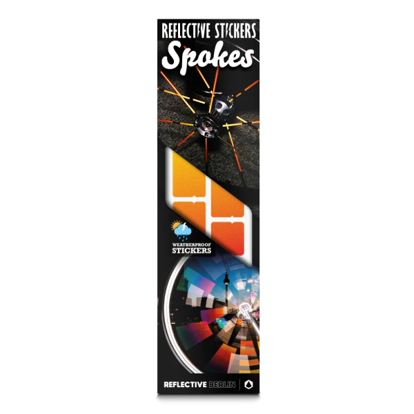 REFLECTIVE Berlin Speichensticker Spokes &ndash; Fire