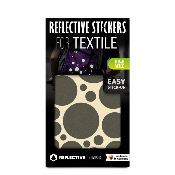 REFLECTIVE Berlin Textilsticker Bubbles &ndash; Grey