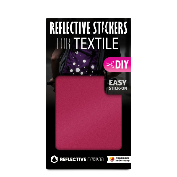 REFLECTIVE Berlin Textilsticker DIY &ndash; Red