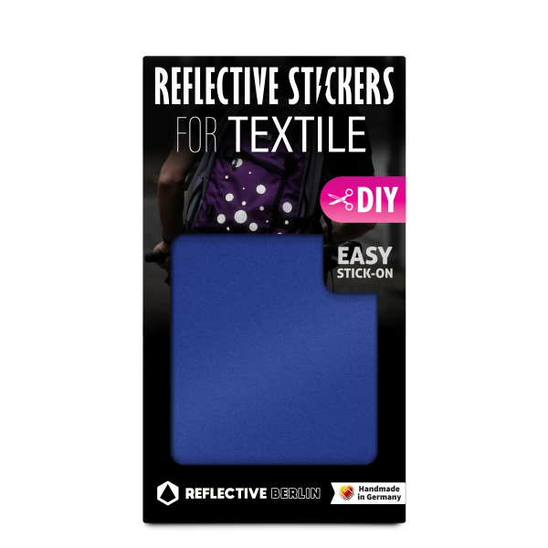 REFLECTIVE Berlin Textilsticker DIY &ndash; Blue