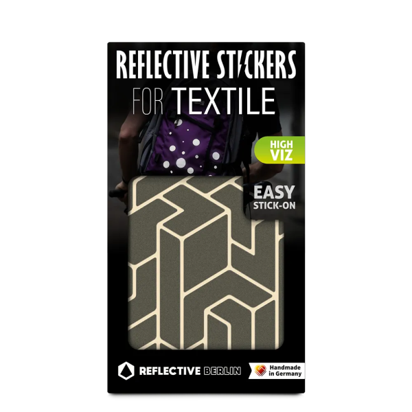 REFLECTIVE Berlin Textilsticker Isometric &ndash; Grey