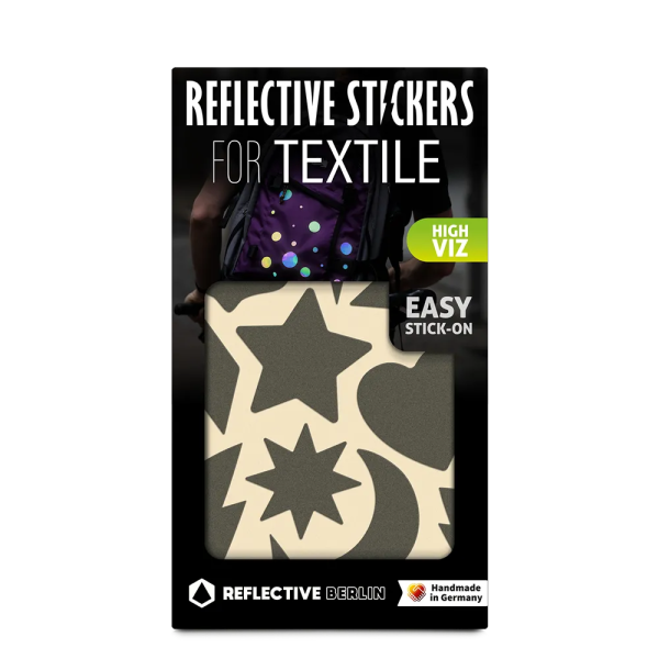 REFLECTIVE Berlin Textilsticker Shine &ndash; Grey