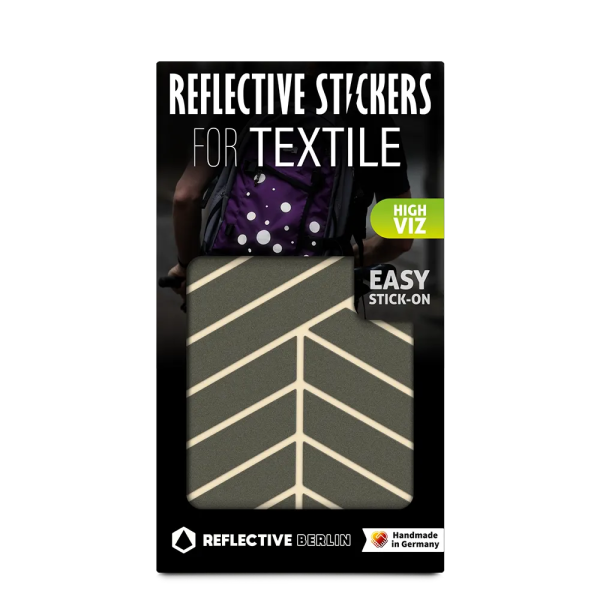 REFLECTIVE Berlin Textilsticker Universal &ndash; Grey
