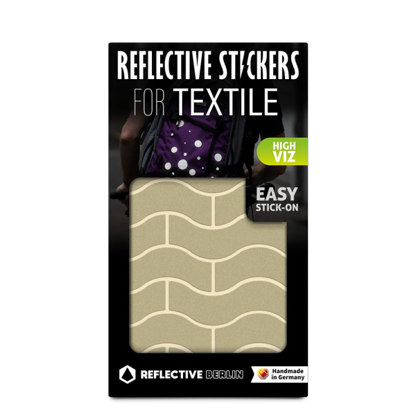 REFLECTIVE Berlin Textilsticker Waves &ndash; Sand