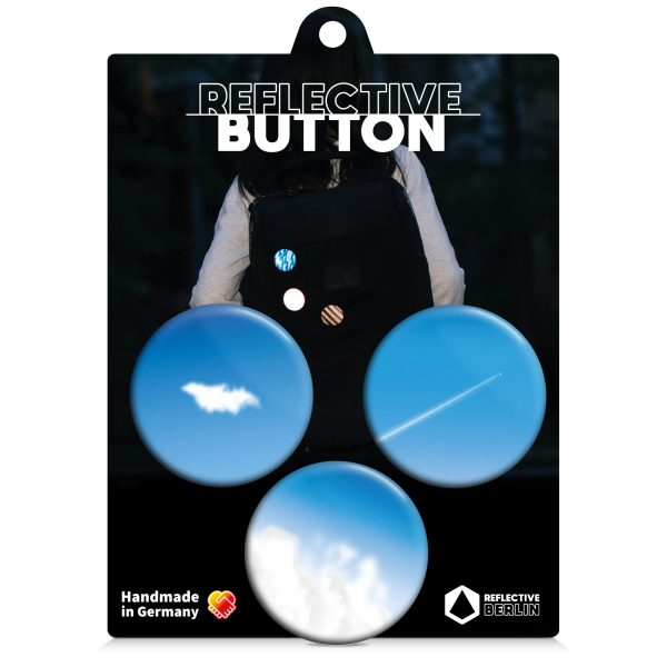 REFLECTIVE Berlin Buttons Clouds