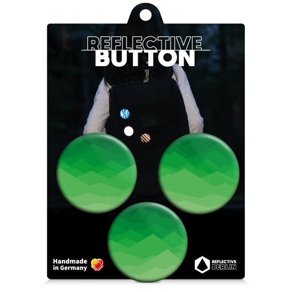 REFLECTIVE Berlin Buttons Mountains