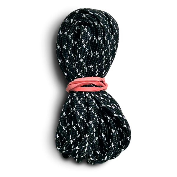 REFLECTIVE Berlin Schn&uuml;rsenkel 140 cm &ndash; Black