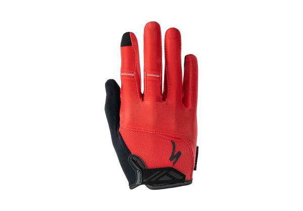 Specialized Women's Body Geometry Dual-Gel Long Finger Gloves M Red