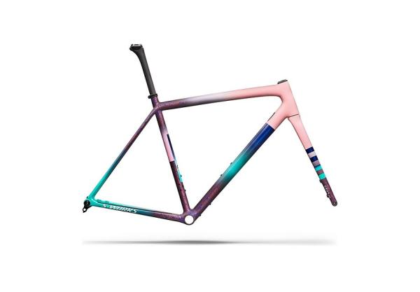 Specialized S-Works Crux Frameset - FACT 12r Carbon Desert Rose/Quartz/Purple Haze/Majesty Blue/Lagoon Blue/Metallic White 54