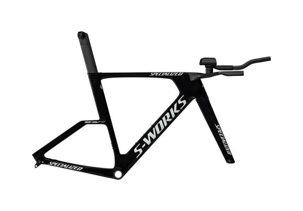 Specialized S-Works Shiv TT Disc Module - FACT 11r Carbon Gloss Tarmac Black / Metallic White Silver L