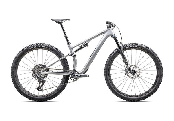 Specialized Epic 8 EVO Expert  - SRAM GX AXS, FOX Performance Elite Satin Silver Dust / Gunmetal S