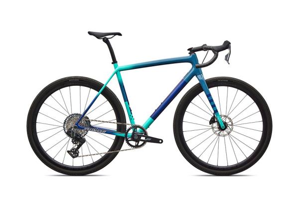 Specialized Crux Expert - SRAM Rival XPLR AXS Grey Blue/Lagoon Blue/Dune White/Majesty Blue 56