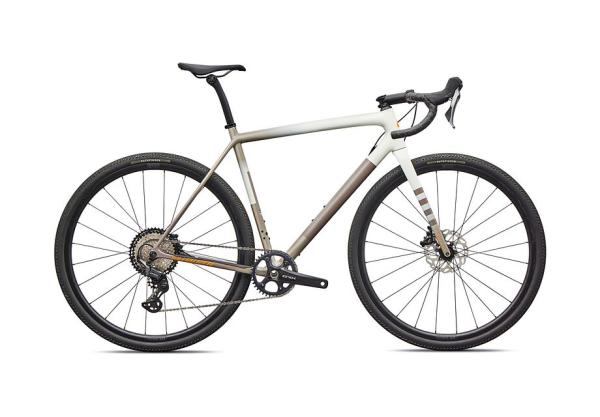 Specialized Crux Comp - Shimano GRX Dune White/Sandstone Metallic/Desert Metallic/Orange Zest 61