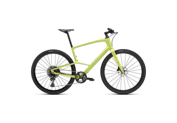 Specialized Sirrus X 5.0 S Satin Silver Dust / Team Yellow Tint / Ion Reflective