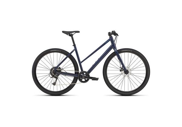 Specialized Sirrus X 1.0 Step-Through XS Satin Deep Marine / Grey Blue Reflective