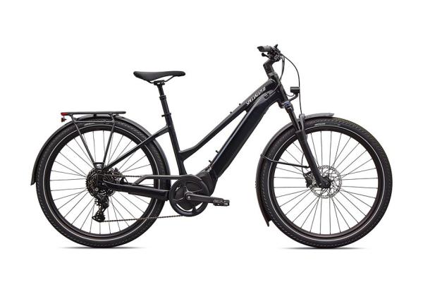 Specialized Turbo Vado 4.0 Step-Through GLOSS CASTBLACK / SATIN SILVER REFLECTIVE XL