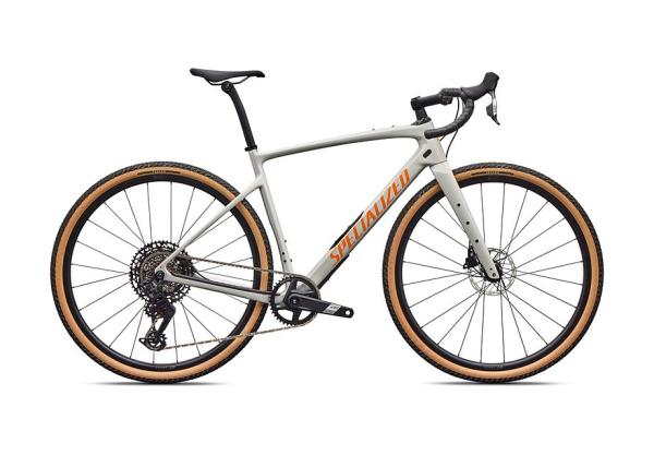 Specialized Diverge 4 Comp Carbon - SRAM Apex AXS/S1000 Dolomite Metallic/Orange Zest 49