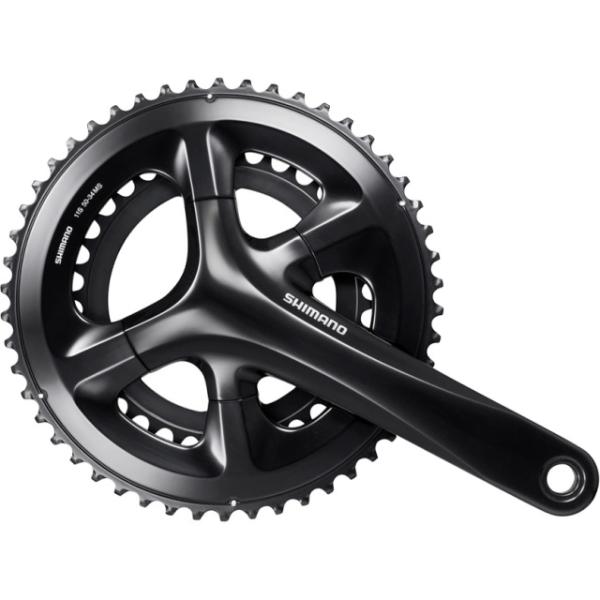 Shimano Road Compact Kurbel 11-f 175mm 34/50 FC-RS510EX04X  Schwarz 2x11 Fach, 175 mm
