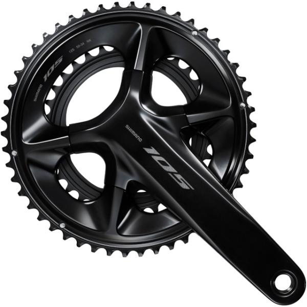 Shimano 105 Kurbel 12-f 172.5mm 34/50 FC-R7100  Schwarz 2x12 Fach, 172.5 mm