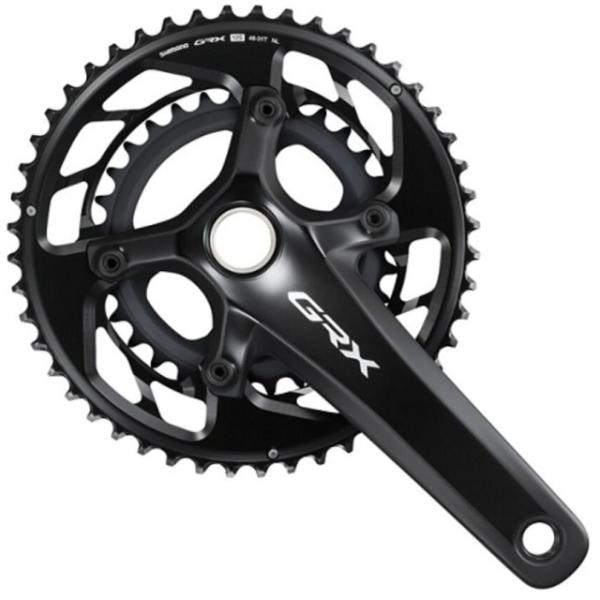 Shimano GRX820 Kurbel 12-f 170mm 31/48 FC-RX8202CX81 46.9mm  Schwarz 2x12 Fach, 170 mm