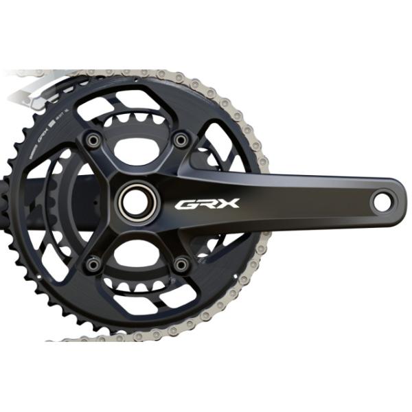 Shimano GRX820 Kurbel 12-f 175mm 31/48 FC-RX8202EX81 46.9mm  Schwarz 2x12 Fach, 175 mm