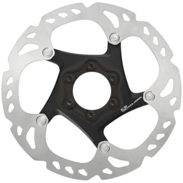 Shimano Saint/XT DISC Scheibe Ice-Tech 160mm SM-RT86S 6-L  Schwarz, Silber 160 mm