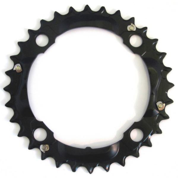 Shimano Deore Kettenblatt 9-fach 32 Z&auml;hne Y-1LD 98080 FCM590  Schwarz 32 Z&auml;hne