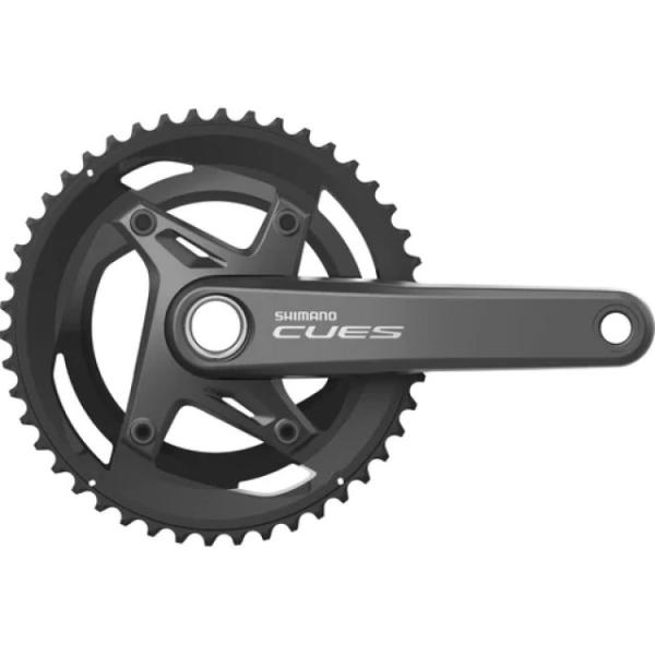 Shimano CUES U8000 Kurbel 11-f 175mm 32/46 FC-U80002EX62X Linkglide  Schwarz 2x9;2x10;2x11 Fach, 175 mm