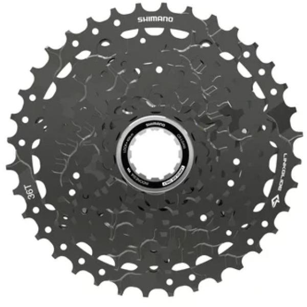 Shimano CUES LG400 Kassette 9-f 11-36 CSLG4009 Linkglide  Silber 11-36 Z&auml;hne