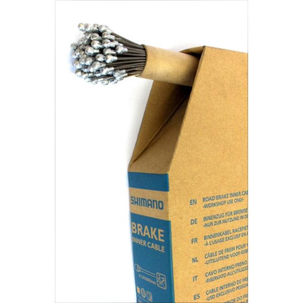 Shimano Road Bremsz&uuml;ge INOX 16mm Y-800 98561 Karton &agrave; 100Z&uuml;ge  Silber 2050 mm